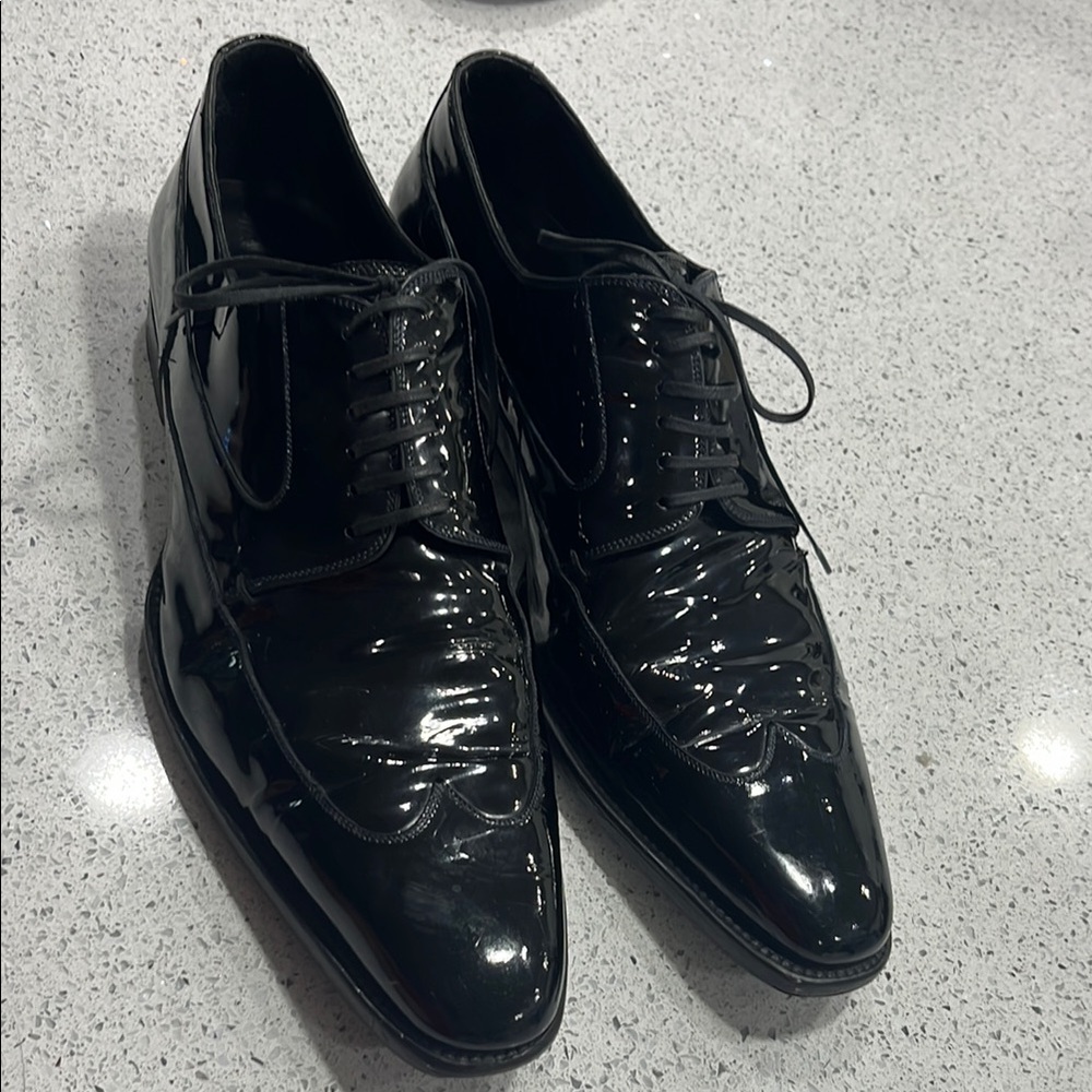 Dior Black Oxford Shoes Classic Formal Design US 11